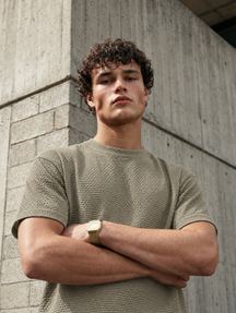 Camiseta VOLKEN TEXTURA™ — Malha Texturizada Masculina